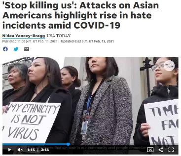 Stop Killing Us: Attacks on Asian Americans