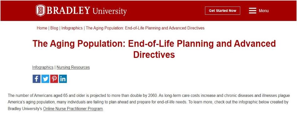 The Aging Population: End-of-Life Planning