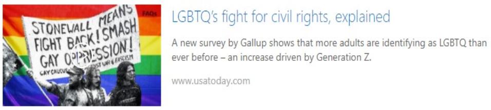 Gallup survey